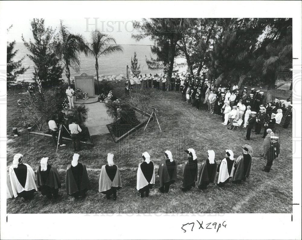 1991 Press Photo 11th Annual Service Of Remembrance - Historic Images