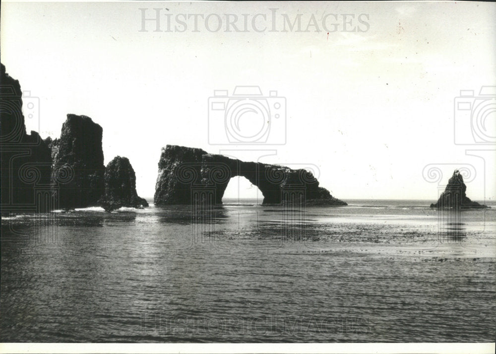 1980 Press Photo Arch Rock Anacapa Island California - Historic Images