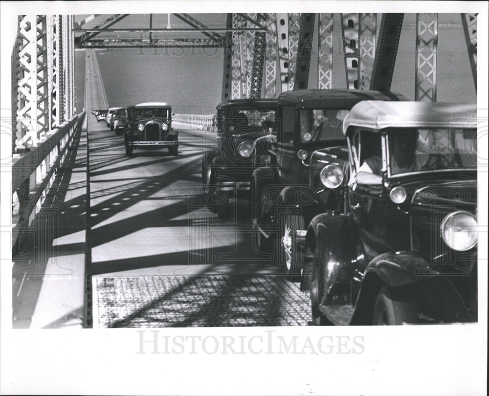 1964 Press Photo Model A Restorers Club Members Driving - Historic Images