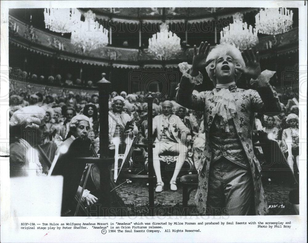 1986 Press Photo Tom Hulce American Film Movie Actor - Historic Images