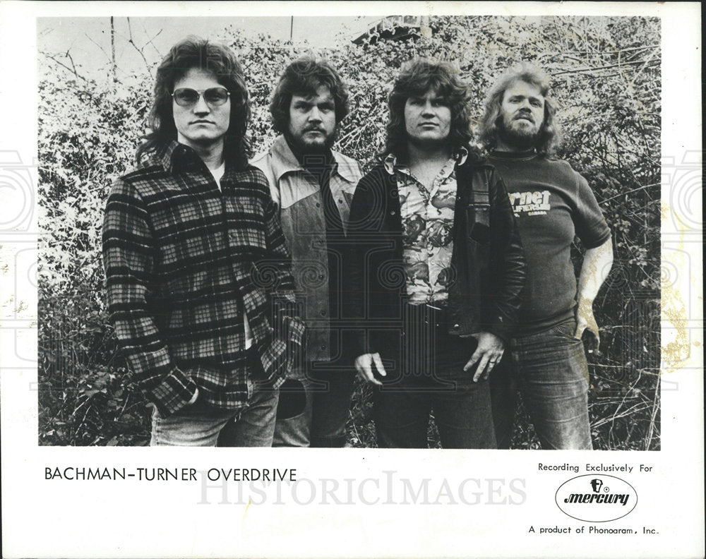 1973 Press Photo Bachman-Turner Overdrive/Band/Canada - Historic Images