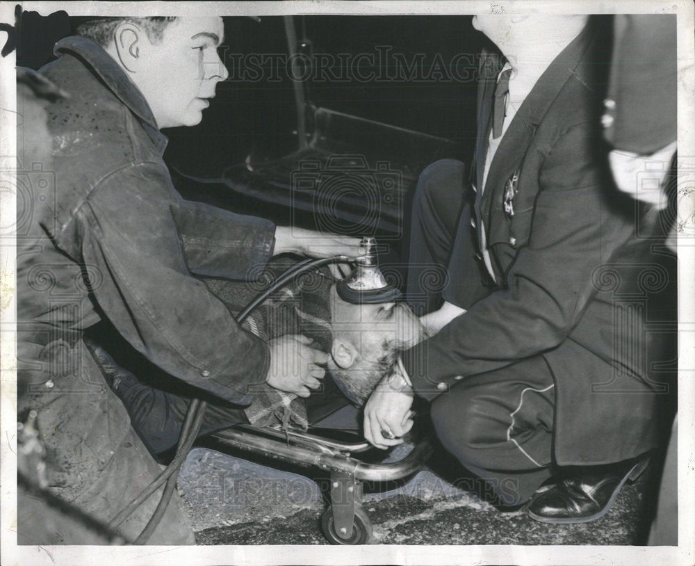 1952 Fireman personal injured James Smith-Historic Images