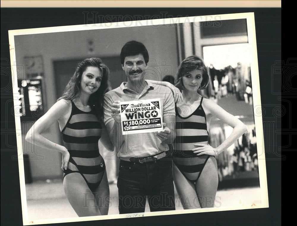 1984 Press Photo Olympian Swimmer Spitz Wins WINGO - Historic Images