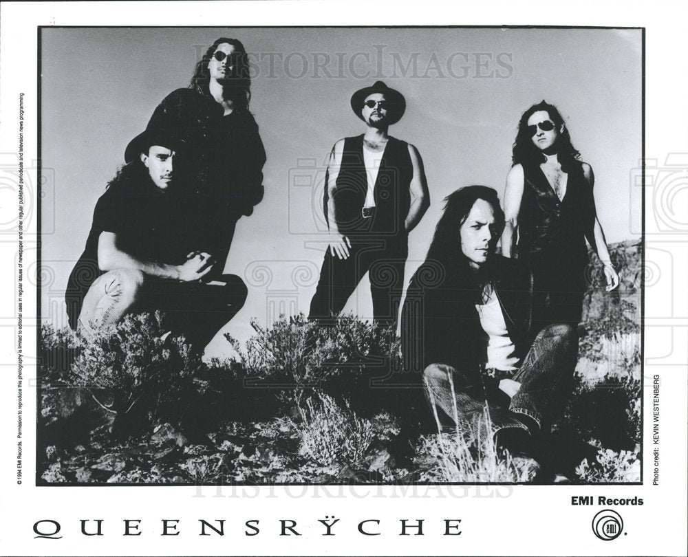 1995 Press Photo Queensrÿche American Heavy Metal Band - Historic Images