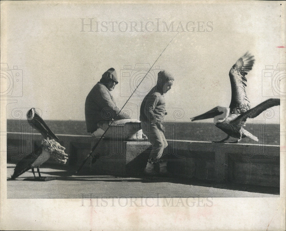 1967 Press Photo Fishing Municipal Pier St. Petersburg - Historic Images