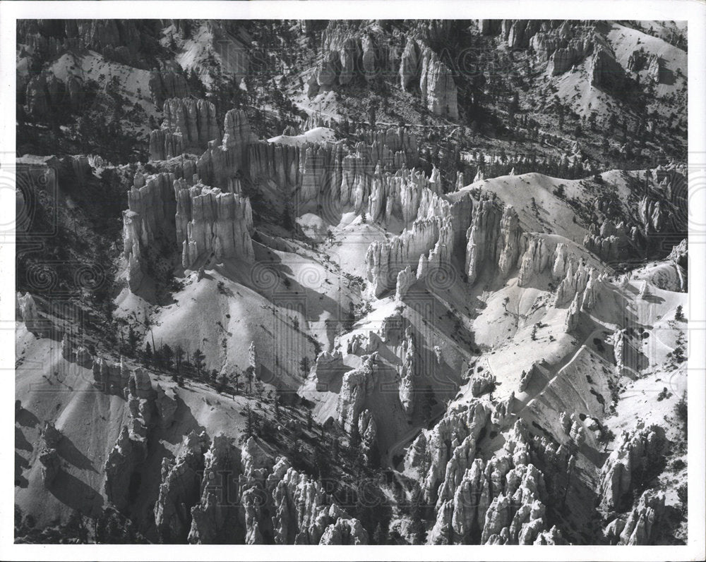 1971 Press Photo Bryce Canyon National Park Utah - Historic Images