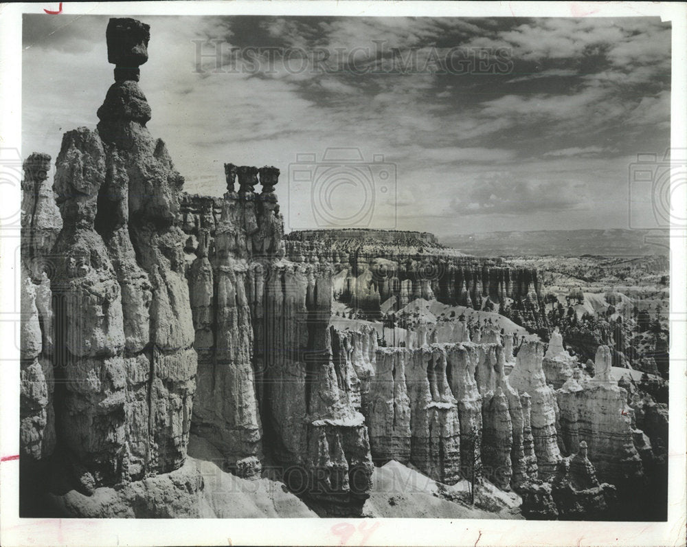 1972 Press Photo Bryce Canyon National Park Amphitheat - Historic Images