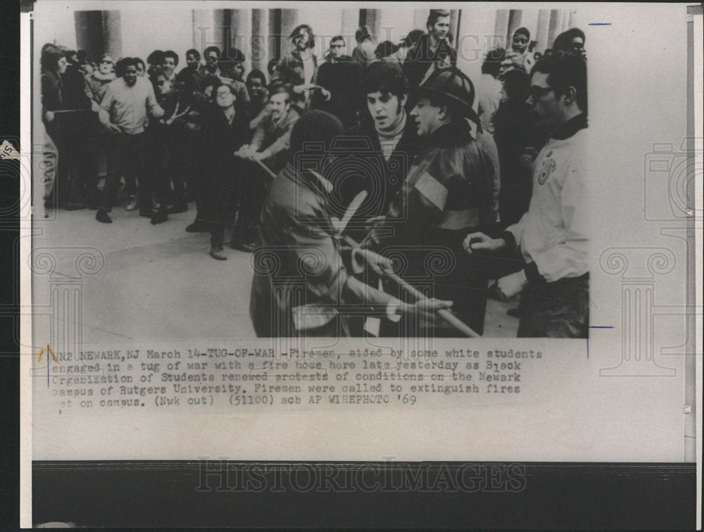 1969 Press Photo Black Organisation Demonstrations Mich - Historic Images