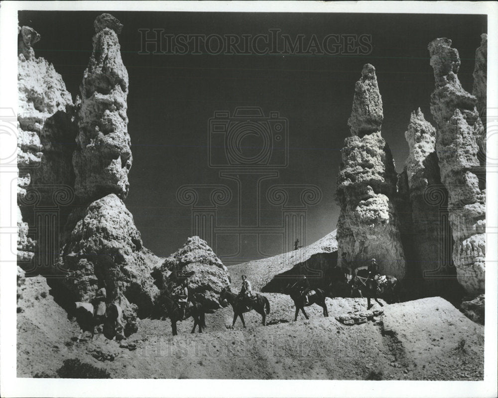 1986 Press Photo Bryce Canyon National Park in Utah - Historic Images