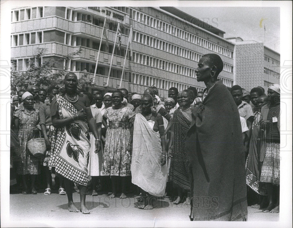 1963 Press Photo Crowd For Kenya’s 1st Prime Minister - Historic Images