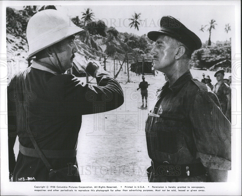 1958 Press Photo A Scene From &quot;Bridge On The River Kwai - RRY45279 - Historic Images