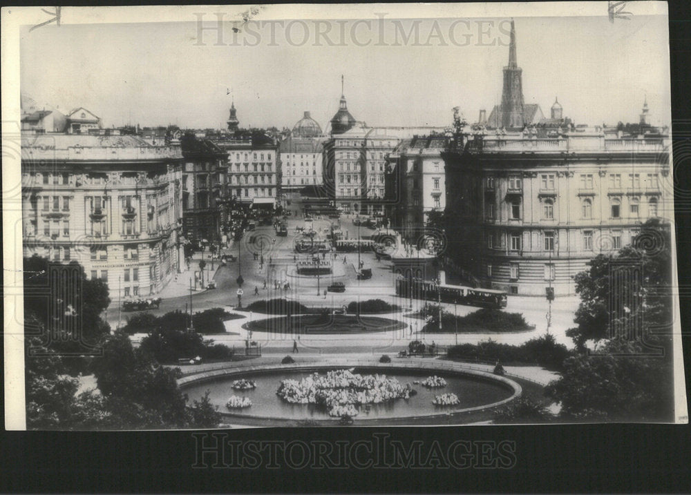 1945 Press Photo Schwarzenberg Austria Queen City View  - Historic Images