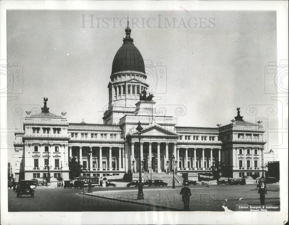 1936 Press Photo Buenos Aires Congressional Palace - Historic Images
