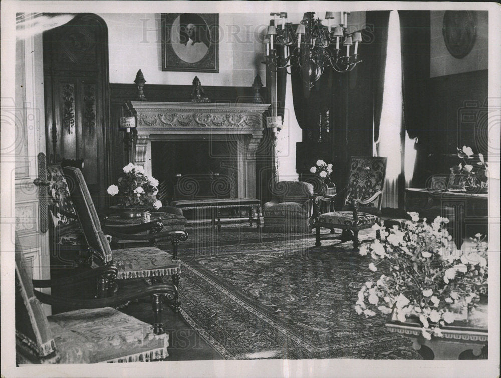 1936 Press Photo American Embassy Roosevelt Bluenose - Historic Images