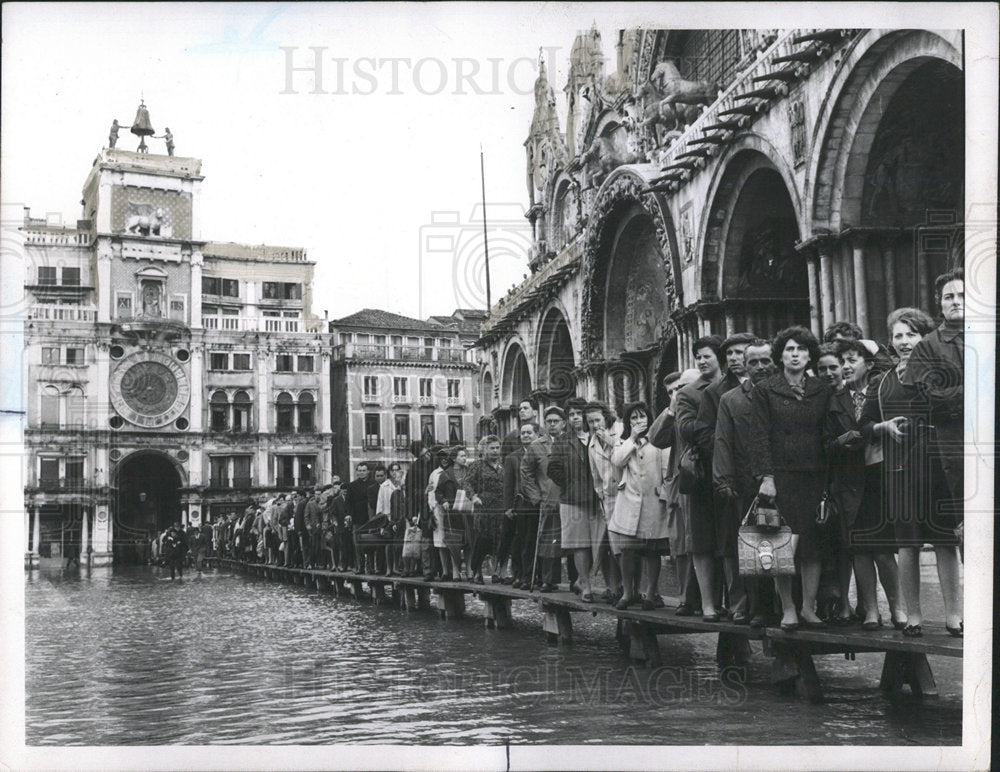 1971 Press Photo Water-Logged Venice After Heavy Rains - Historic Images