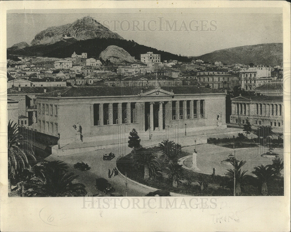1932 Press Photo The University Of Athens & The Academy - Historic Images