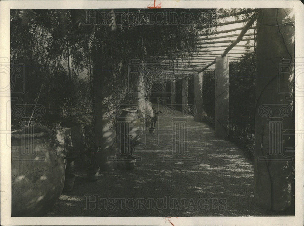 1931 Press Photo Riviera Estate  - Historic Images