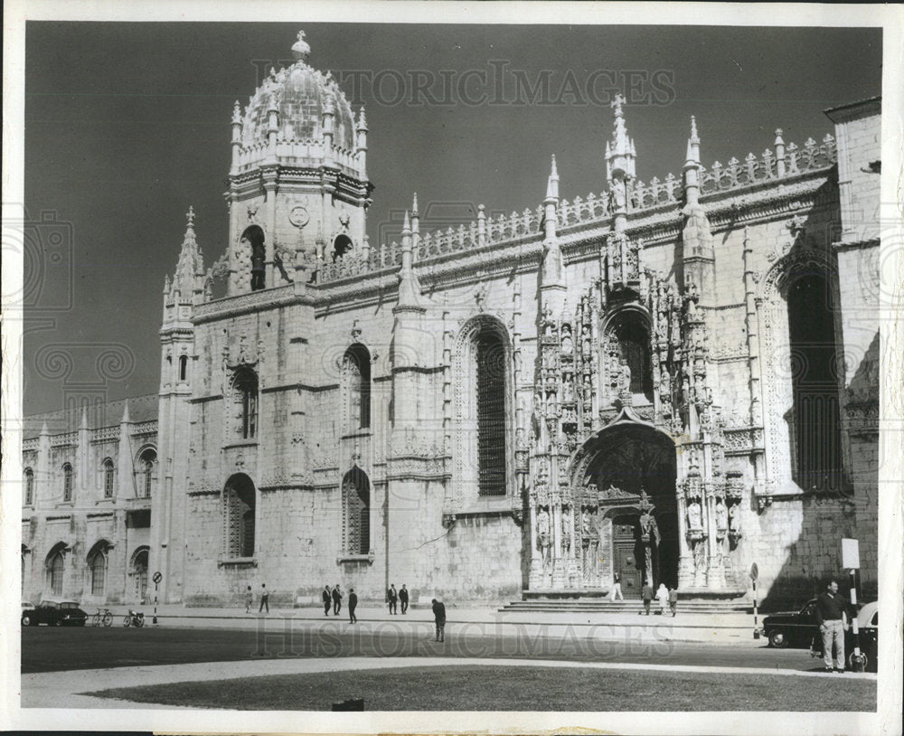 1964 Press Photo Lisbon Gothic Splendor Massive Church - Historic Images