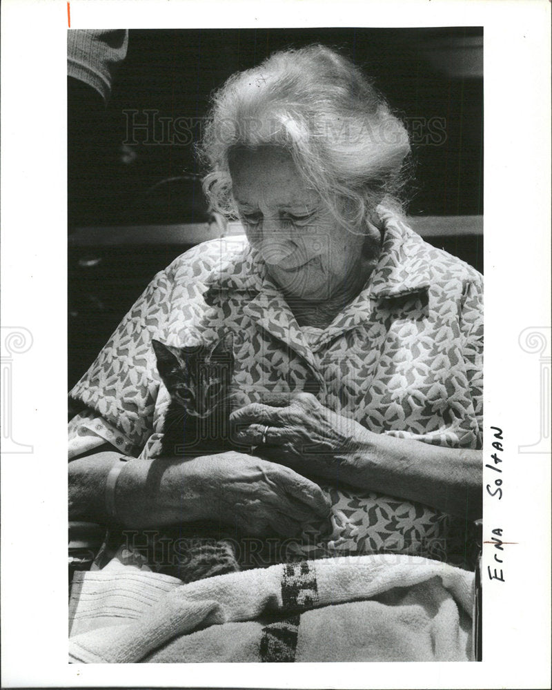 Rehabilitation Residents Play with Kittens and Puppies. - Historic Images
