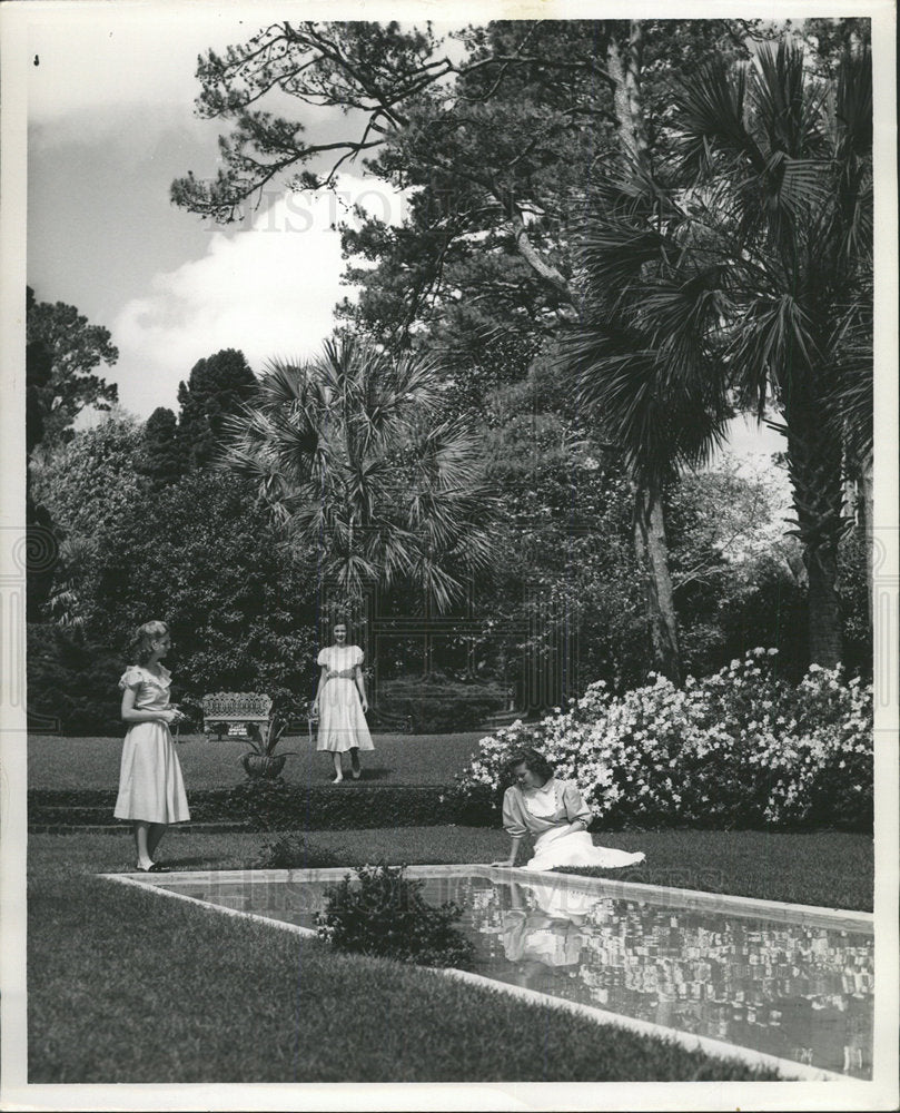 Press Photo Pool Killearn Gardens US Route Florida Pool - Historic Images