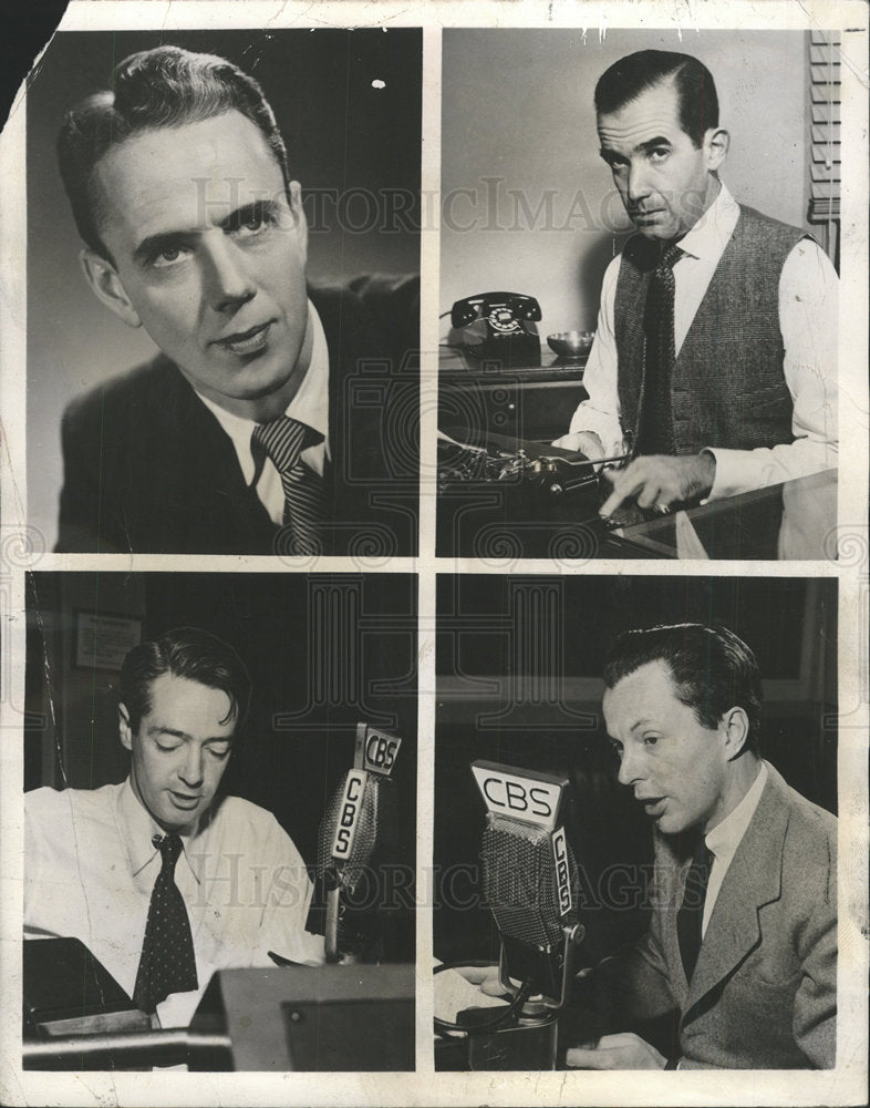 1952 Ed Murrow Leonarde Keeler Earl McClain - Historic Images