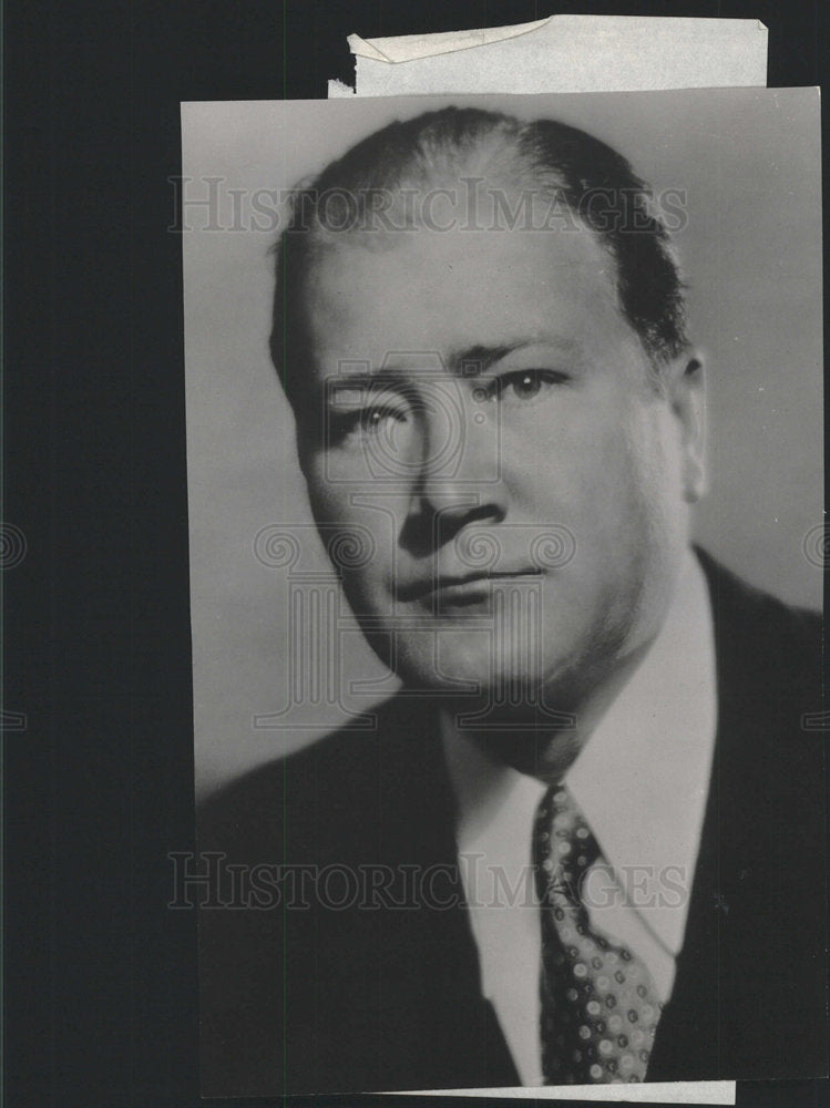 1937 Press Photo Concert Baritone John Charles Thomas - Historic Images