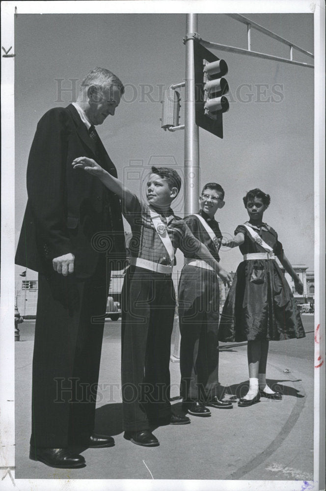 1958 Press Photo Mayor Will Nicholson - Historic Images