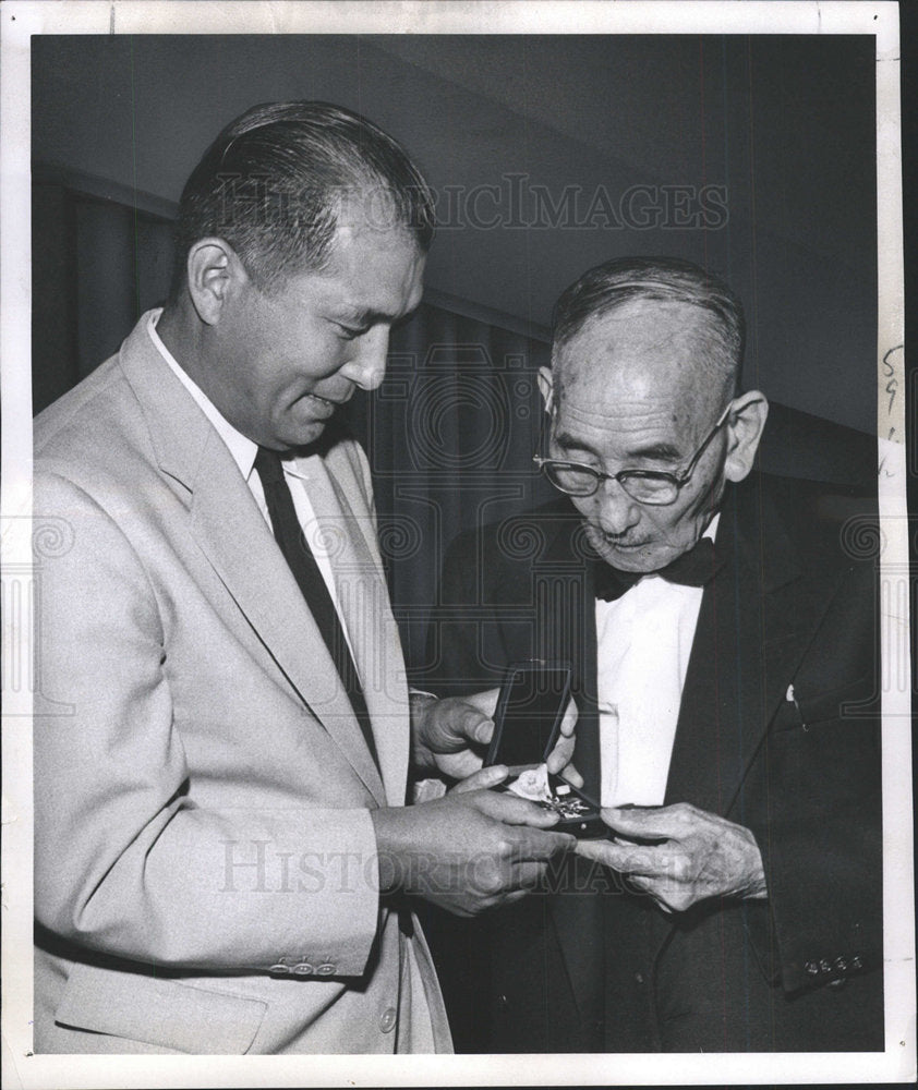 1960 Press Photo Konai Miyamoto Denver Dentist - Historic Images