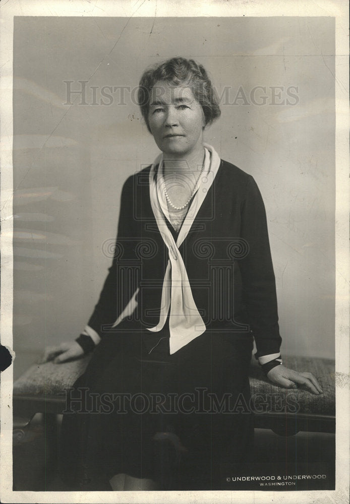 1932 Press Photo Mrs Dwight Morrow Politician Business - Historic Images