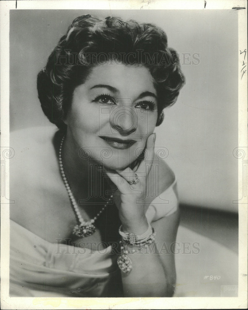 1961 Press Photo Jennie Tourel Russian American soprano - Historic Images