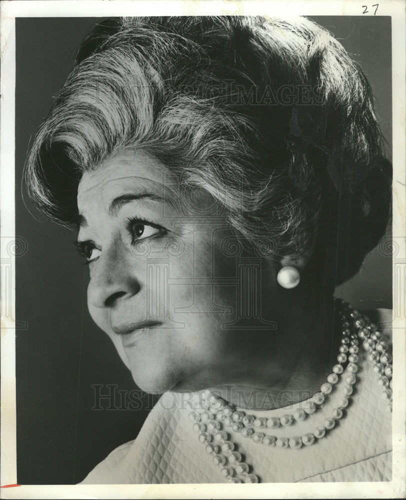 1967 Press Photo Jennie Tourel Mezzo-Soprano - Historic Images