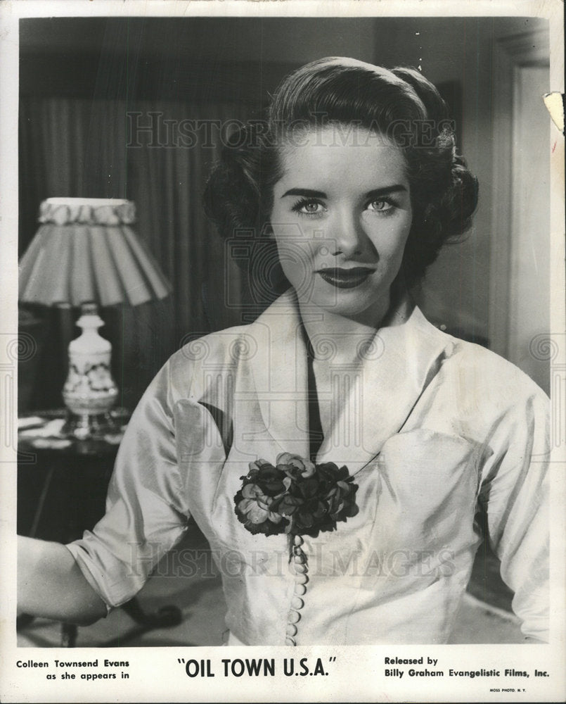 1953 Oil Town USA Billy Graham Evangelis - Historic Images