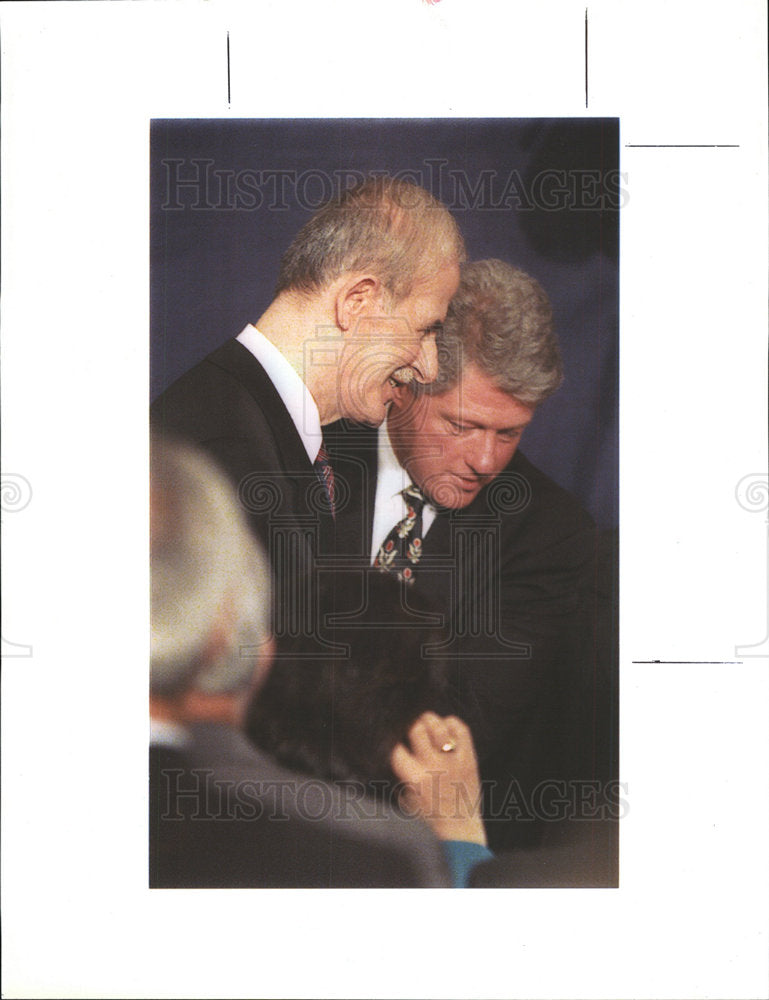 1994 Press Photo Bill Clinton , American President. - Historic Images