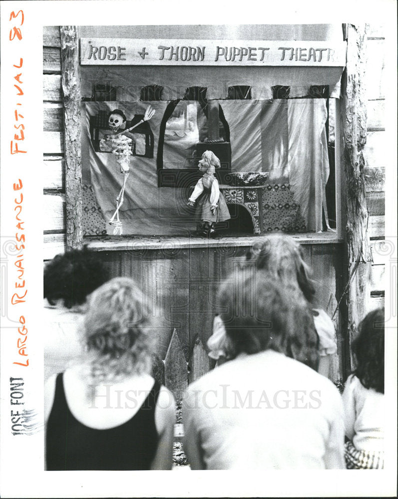 1983 Press Photo Renaissance Festival - Historic Images