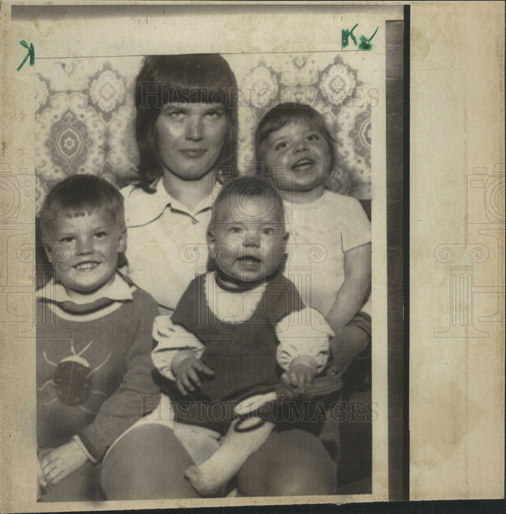 1973 Press Photo Mrs Dorothy Ralph children murder home - Historic Images