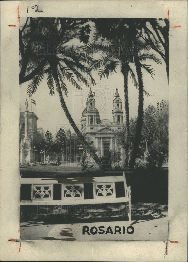 Press Photo Historic Cathedral In Argentina - Historic Images