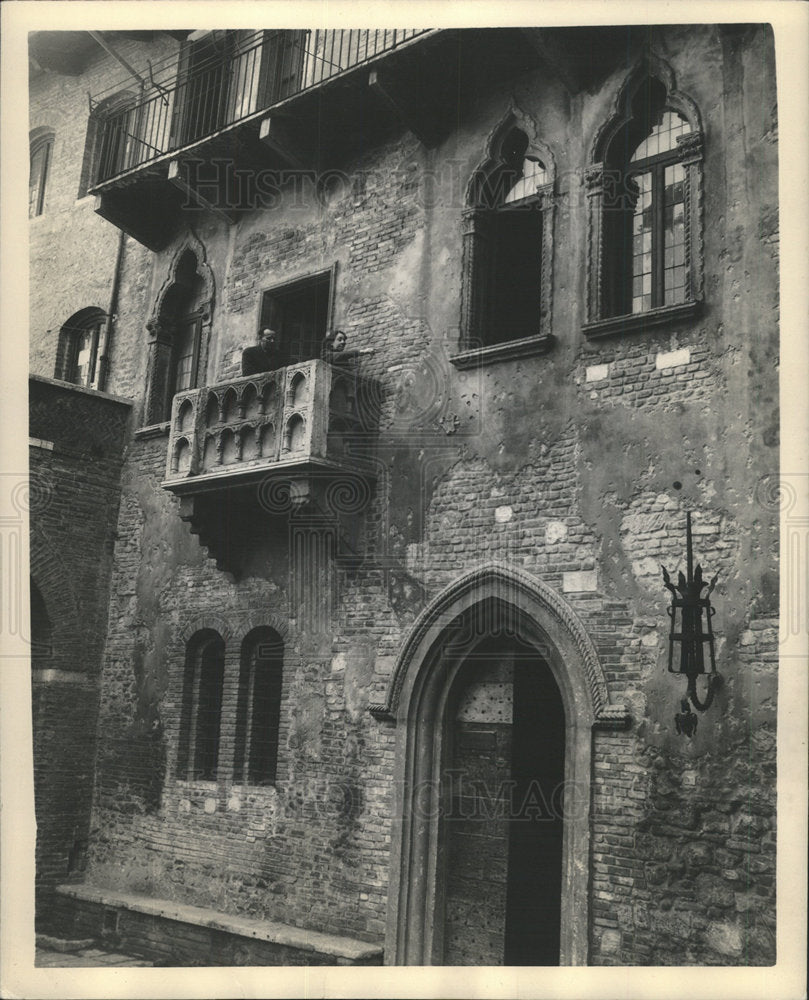 1948 Balcony Signora Ermina Doralia Tourist-Historic Images