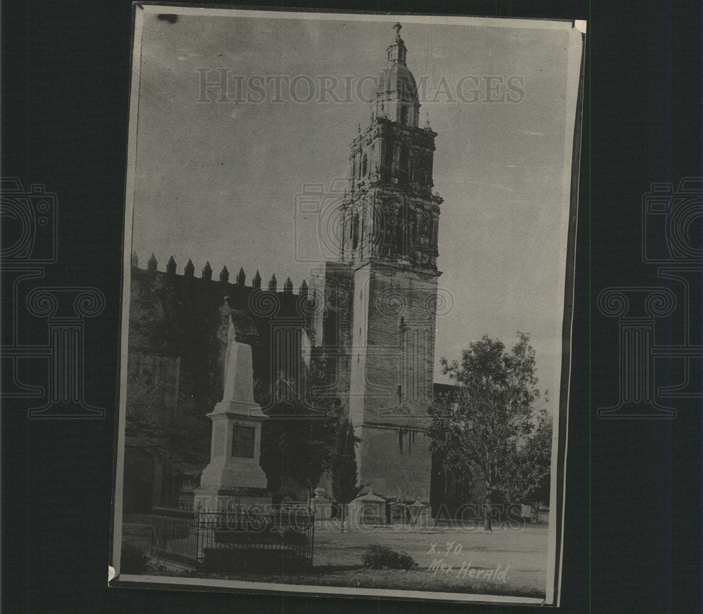Press Photo The Cathedral At Cuernavaca - Historic Images