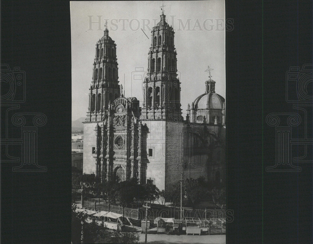 1916 Press Photo Chihuahua Cathedral Equipped Mexico - Historic Images
