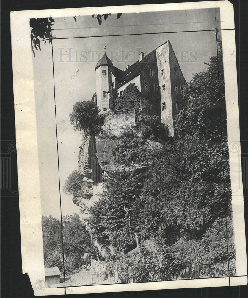 1930 Press Photo Castle Medieval Baron Hohnstein Hotel - RRY47471 - Historic Images