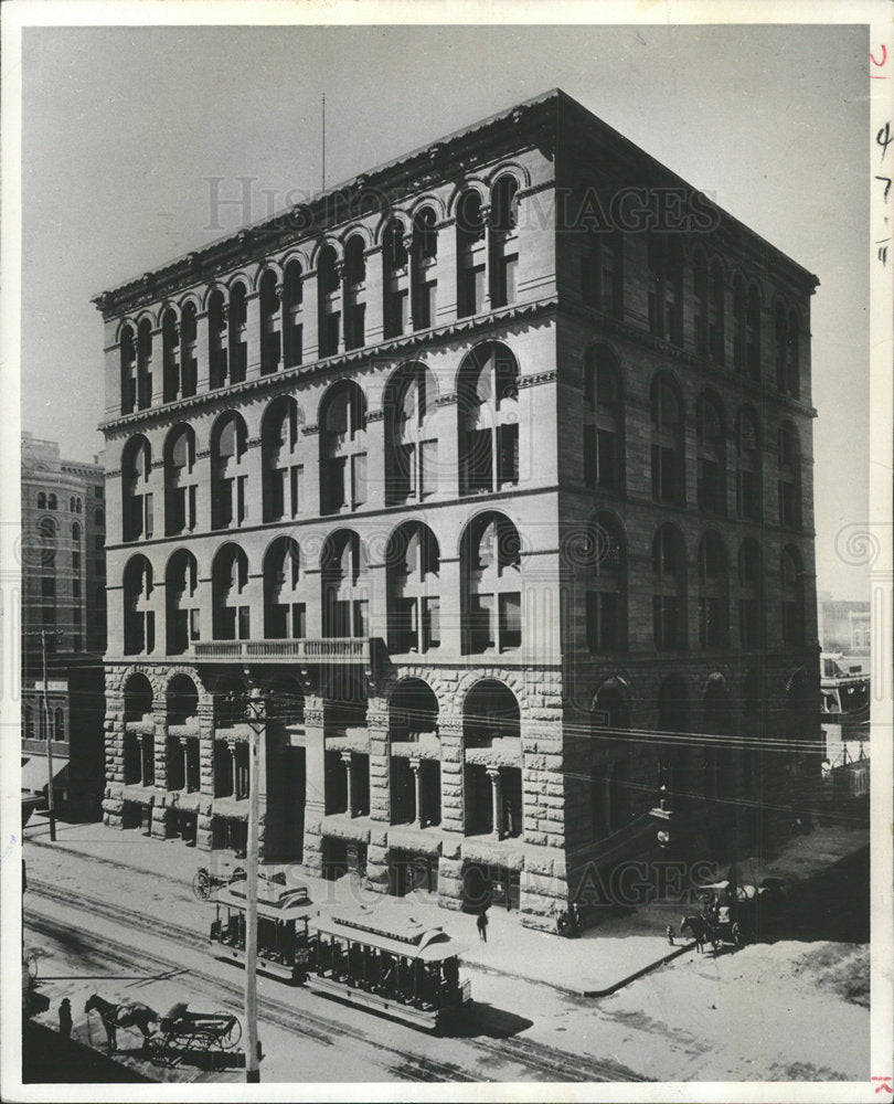1969 Press Photo Boston Building Boettcher - Historic Images
