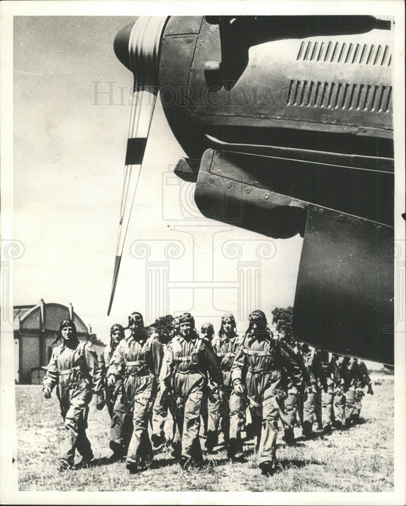 1937 Press Photo Czechoslovkian airmen - Historic Images