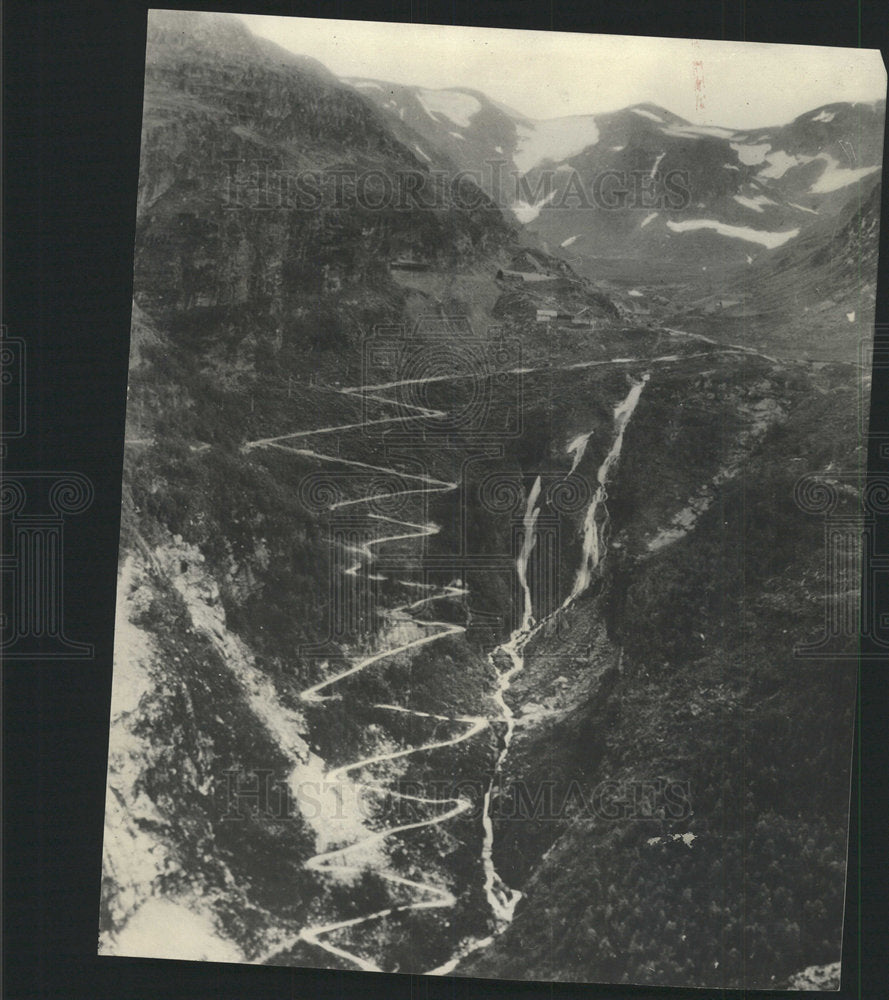 1932 Press Photo Norway Slanders Hills  - Historic Images