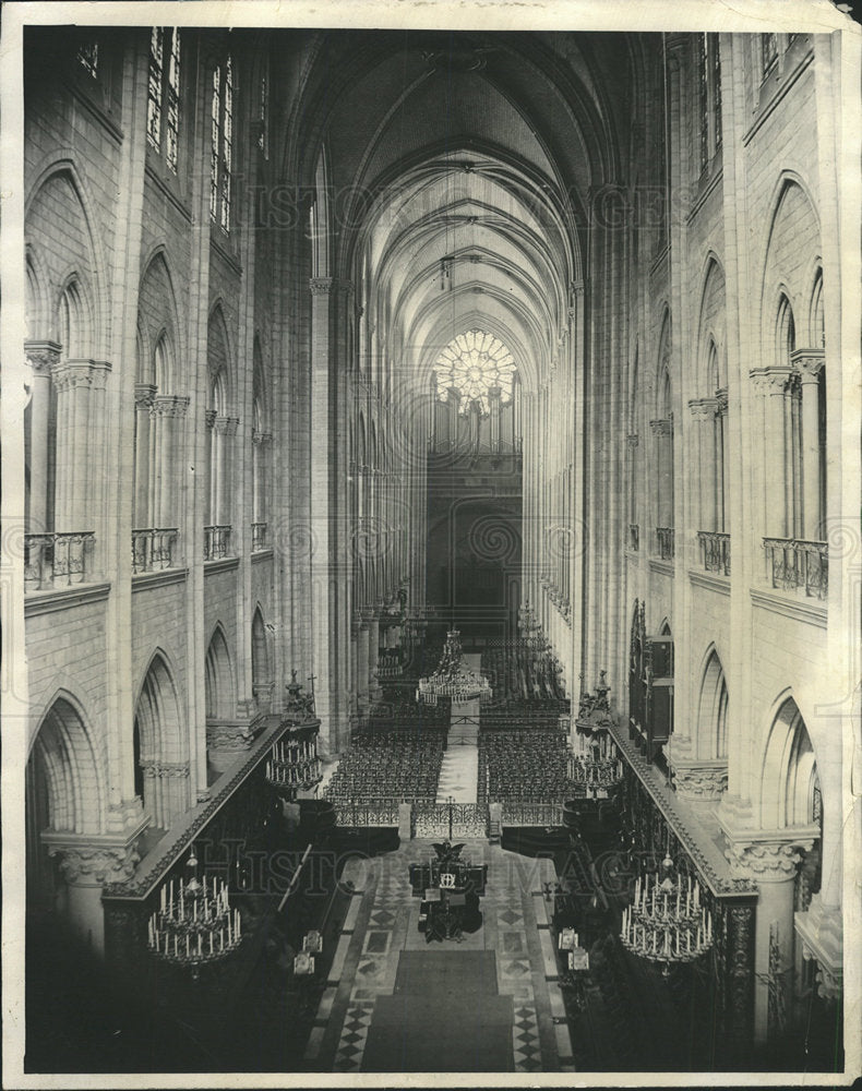 Press Photo Notre Dame Cathedral - Historic Images