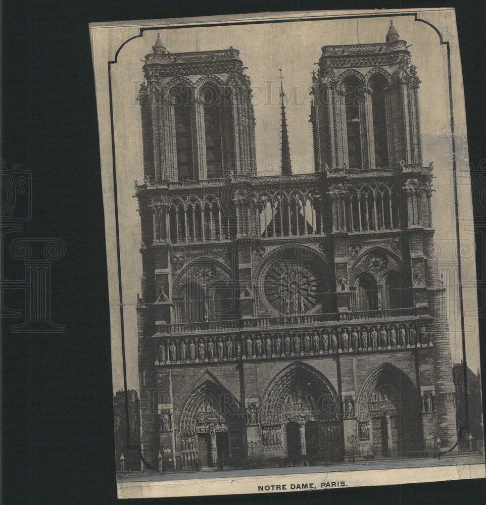 Press Photo Notre Dame Cathedral Soul of the city Paris - Historic Images