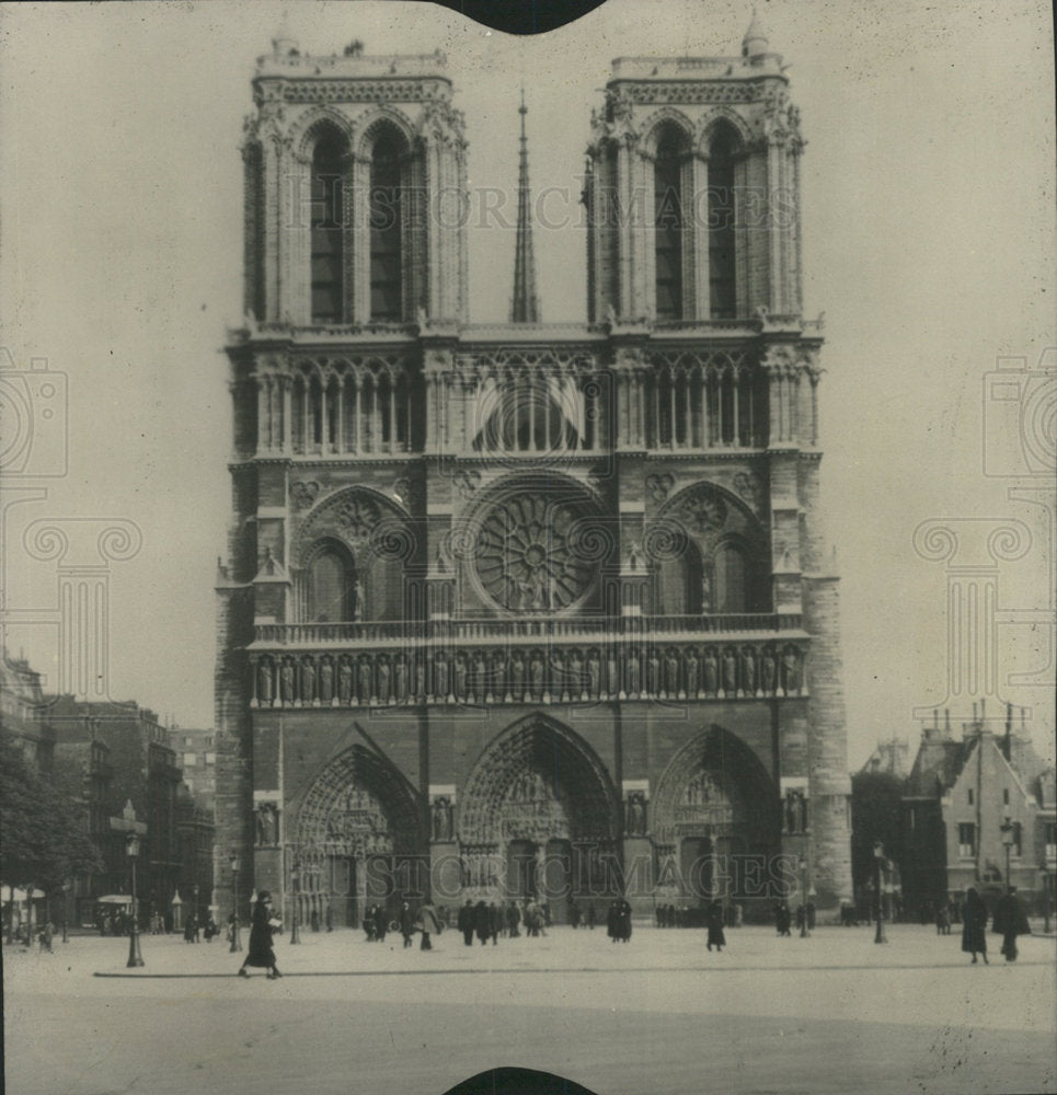 Press Photo Patre Dame Paris - Historic Images