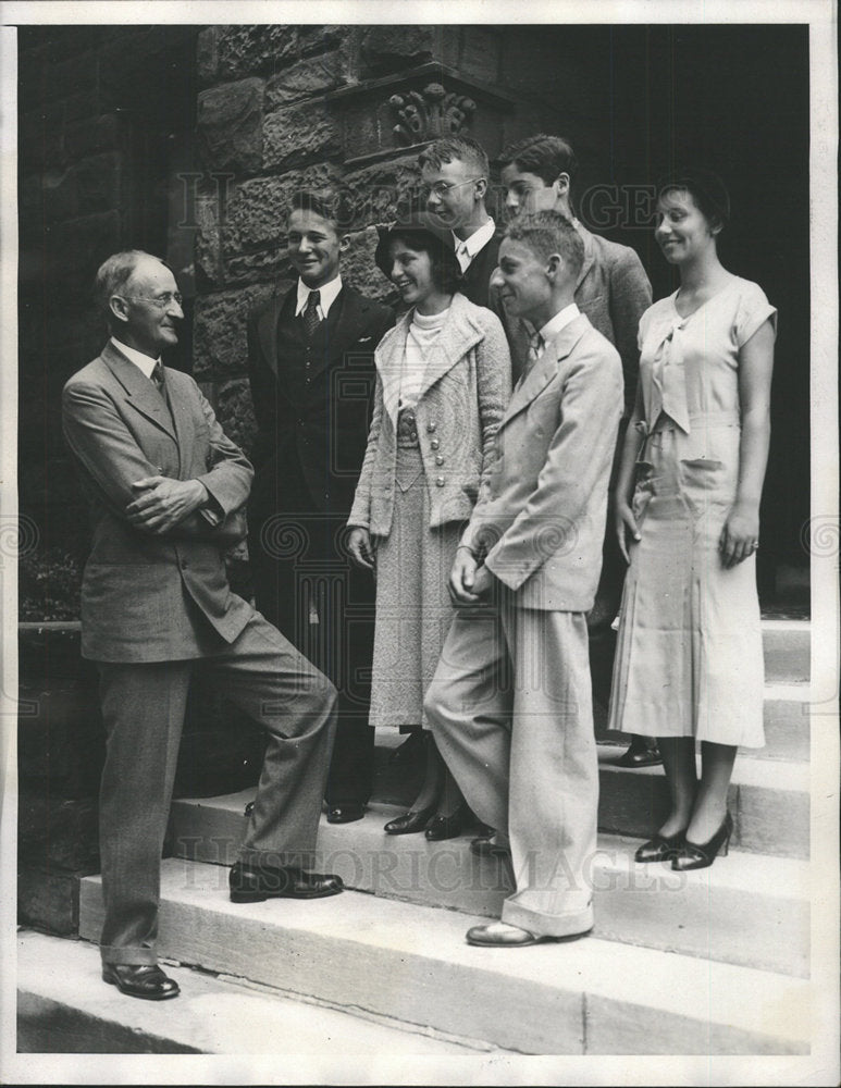 1932 Press Photo Northwestern Evanston Walter Dill  - Historic Images