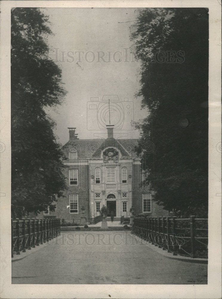 1918 Press Photo Middachten Castle Amerongen Holland  - Historic Images