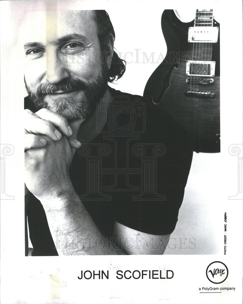 Press Photo John Scofield American Jazz Guitarist - Historic Images