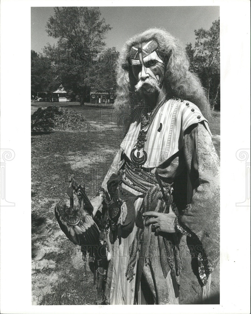 1981 Press Photo actor Largo Renaissance Festival - Historic Images